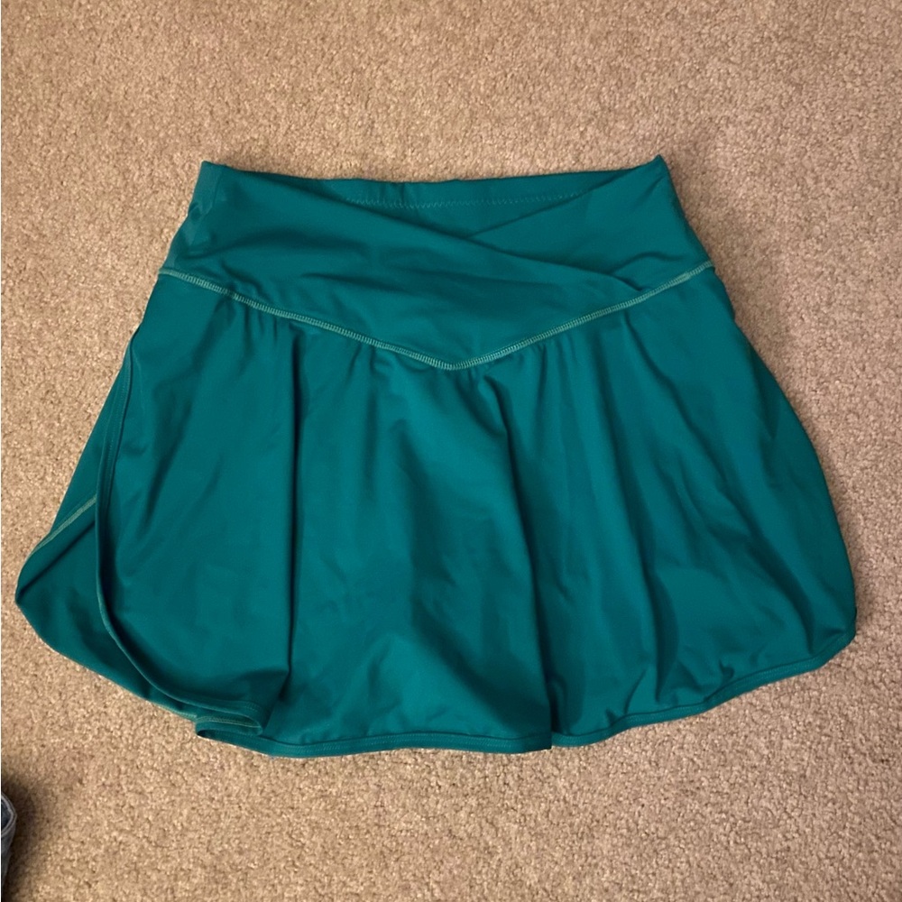 Green Women's athletic Skirt